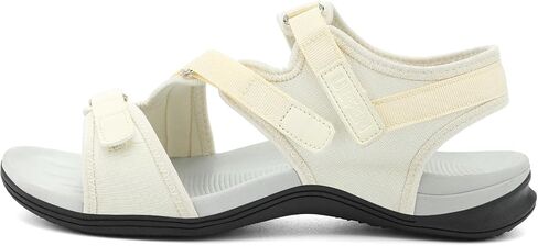 UBFEN WOMENS المشي لمسافات طويلة مريحة رياضة المشي المشي في الهواء الطلق الصنادل المياه الرياضية مع ثلاثة أحزمة قابلة للتعديل in Kuwait