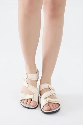 UBFEN WOMENS المشي لمسافات طويلة مريحة رياضة المشي المشي في الهواء الطلق الصنادل المياه الرياضية مع ثلاثة أحزمة قابلة للتعديل in Kuwait