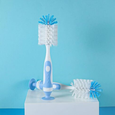 Multifunctional Cleaning Brush, Baby Bottle Brush, Bottle Brush Cleaner | Rotate The Suction Cup to Obtain The Small Bristle Brushes Set in Saudi Arabia
