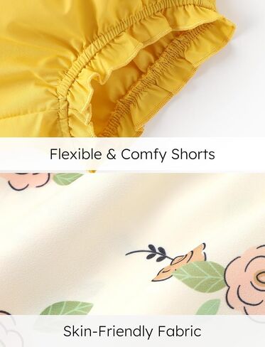Disney Princess Baby Girl Clothes: Floral Sleeveless Ruffle Tunic Top & Bloomer Diaper Cover Set Newborn Summer Outfits in Saudi Arabia