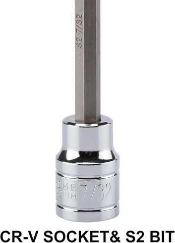 Mayouko 12PCS 3/8" Drive Extra Long Torx Bit Socket Set, T10-T60, 5.9" Length, CR-V, S2 Steel, Deep Star Bit Socket Set in Kuwait