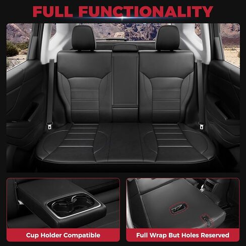 FREESOO 1:1 Fit for Subaru Forester Seat Covers 2024 2023 2022 2021 2020 2019 - Custom Fit Seat Covers Full Set for Subaru Forester - Luxury Waterproof Leather Car Seat Covers - Beige in Saudi Arabia