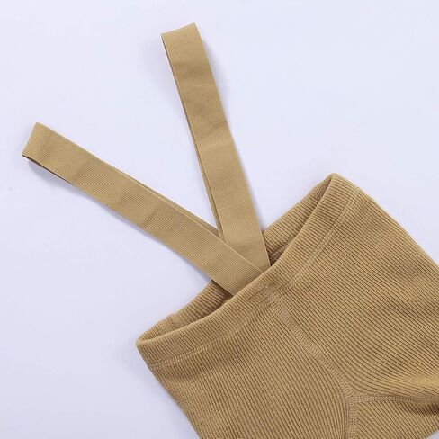 MBMSHEGH Newborn Baby Suspender Overall Bowknot Pantyhose High Waist Ribbed Knit Tights Infant Fall Winter Leggings Stocking in Kuwait