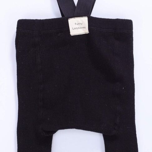 MBMSHEGH Newborn Baby Suspender Overall Bowknot Pantyhose High Waist Ribbed Knit Tights Infant Fall Winter Leggings Stocking in Kuwait