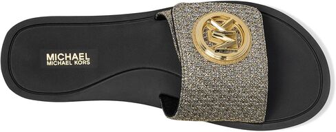 Michael Kors Women's Mk Charm Slide Berkley Mid-Heel Sandal in Saudi Arabia
