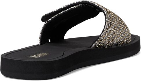 Michael Kors Women's Mk Charm Slide Berkley Mid-Heel Sandal in Saudi Arabia