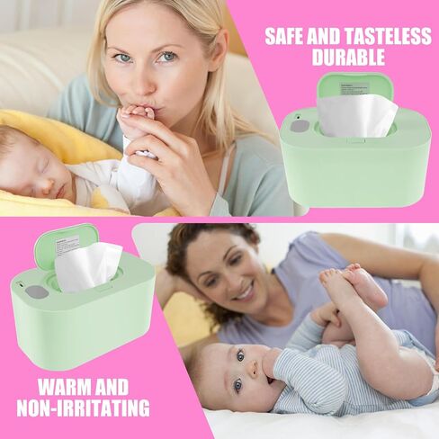 Baby Wipe Warmer Thermostat Baby Wipe Heater Even Heating Wet Wipes Warmer Portable Baby Wipes Dispenser Warmer Prevent Dry USB Baby Wipe Warmer Reusable for Car Home Baby Nursery 20×12×10cm in Saudi Arabia