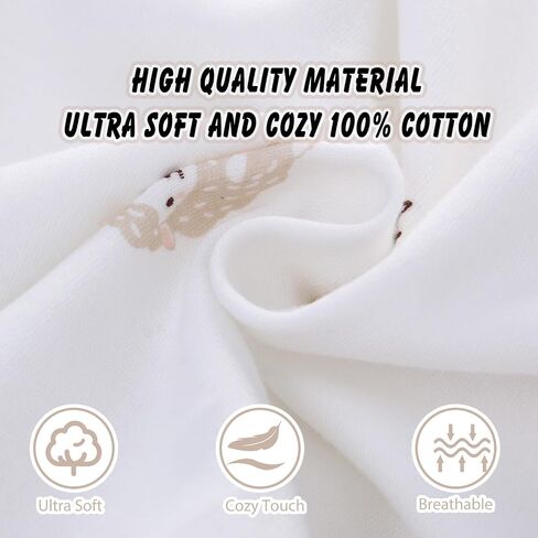 2PCS Baby Sleeping Bag, 100% Cotton Baby Wearable Blanket, Long Sleeve Sleep Sack for Infant Toddler 0-18Months in Saudi Arabia
