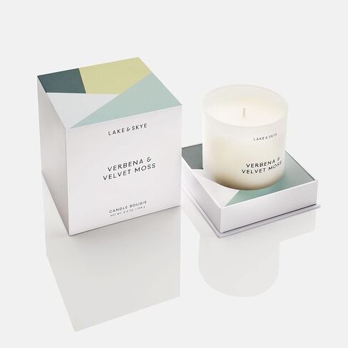 Lake & Skye 11 11 Scented Soy Candle - Lead-Free Cotton Candle Wick (50 Hours of Burn Time) - Sheer, Uplifting Scent in Kuwait