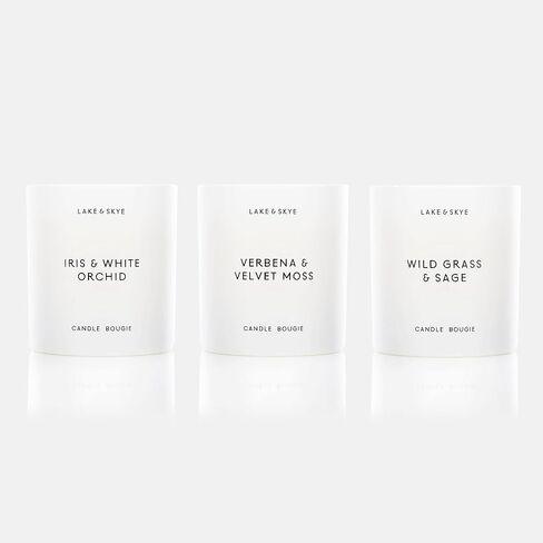 Lake & Skye 11 11 Scented Soy Candle - Lead-Free Cotton Candle Wick (50 Hours of Burn Time) - Sheer, Uplifting Scent in Kuwait