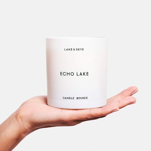 Lake & Skye 11 11 Scented Soy Candle - Lead-Free Cotton Candle Wick (50 Hours of Burn Time) - Sheer, Uplifting Scent in Kuwait