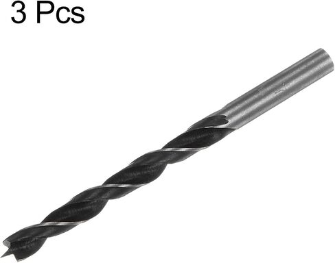 Harfington 3pcs Brad Point Drill Bits 7mm (7/8 ") DIA مستقيمة مستقيمة شانك حفر المقياس براد براد 2.76" حفر تويست دوامة الحفر للنجارين من المطاط البلاستيكي النجار in Kuwait