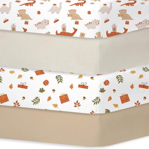 صفائح سرير صغيرة من Bimocosy ، حزمة ولعب ملاءات لطفلة Boy Boy 4 ، الحجم 38 "× 26" لمرتبة Playard ، سرير صغير محمول ، حزمة ناعمة N Play Mituets ، فراشة/أزهار/وردية/أرجواني in Kuwait