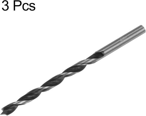 Harfington 3pcs Brad Point Drill Bits 7mm (7/8 ") DIA مستقيمة مستقيمة شانك حفر المقياس براد براد 2.76" حفر تويست دوامة الحفر للنجارين من المطاط البلاستيكي النجار in Kuwait