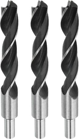 Harfington 3pcs Brad Point Drill Bits 7mm (7/8 ") DIA مستقيمة مستقيمة شانك حفر المقياس براد براد 2.76" حفر تويست دوامة الحفر للنجارين من المطاط البلاستيكي النجار in Kuwait