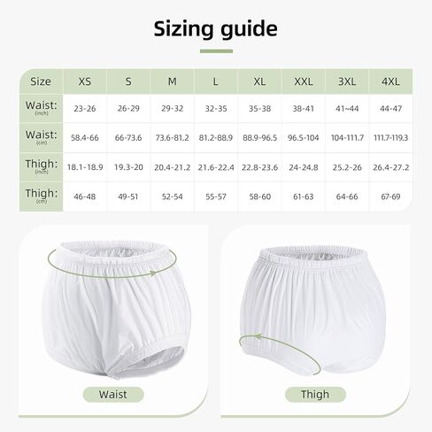 Adult Diaper Cover Noiseless Leakproof Underwear Cover Durable Pull-On Waterproof Underwear Lightweight Waterproof Underwear for Incontinence to Use with Diapers & Briefs for Added Leakage Protection in Kuwait