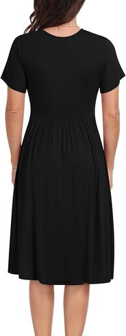 Maternity Casual Short Sleeve Party Dress Summer Wrap V Neck Baby Shower Photoshoot Pregnancy Nursing Dresses in Kuwait