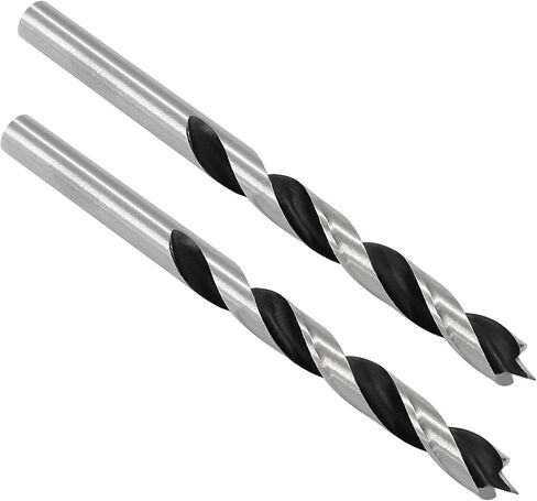 2 pcs 6mm dia x 88mm طول الحفر Brad Point ، حفر خشب الصلب من سبائك لجميع أنواع الخشب (1/4 "ضياء) in Kuwait