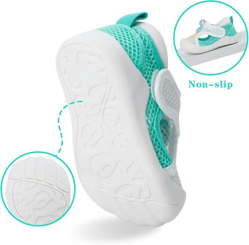 ESTAMICO Baby Girls' Summer Sandals Toe Protection Athletic Sports Sandal Non-Slip First Walking Shoes in Saudi Arabia