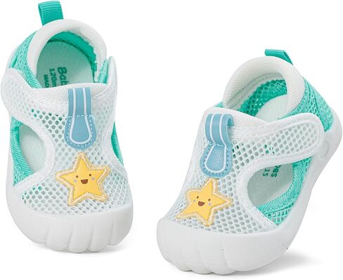 ESTAMICO Baby Girls' Summer Sandals Toe Protection Athletic Sports Sandal Non-Slip First Walking Shoes in Saudi Arabia
