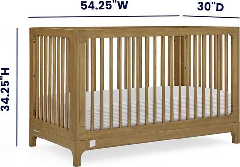 Delta Children babyGap Wren 4-in-1 Convertible Crib Greenguard Gold Certified, Acorn in Kuwait