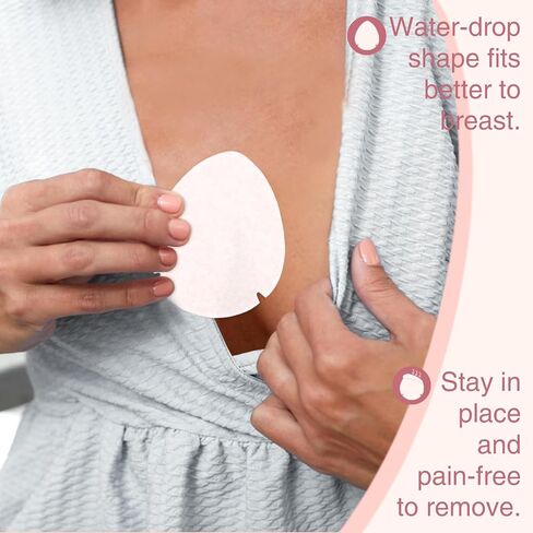 OK TAPE Hydrogel Nursing Pads, 10 Pcs, Cooling Pain Relief for Sore Nipples, Postpartum Gel Pads, Safe for Breastfeeding in Saudi Arabia