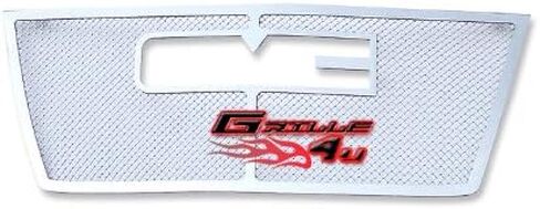 APS Compatible with GMC Terrain 2010-2015 with Logo Show Main Upper Stainless Steel Silver Laser Cut Front Grill Grille Insert G46743S in Saudi Arabia