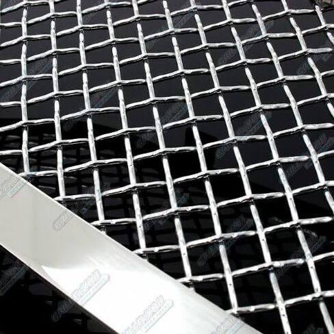 APS Compatible with GMC Terrain 2010-2015 with Logo Show Main Upper Stainless Steel Silver Laser Cut Front Grill Grille Insert G46743S in Saudi Arabia