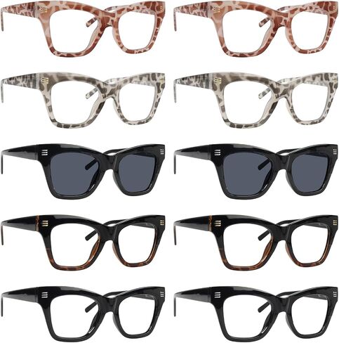 10 عبوات من القراء البيضاويين، غشاشون مستديرون للسيدات +0.00 in Kuwait