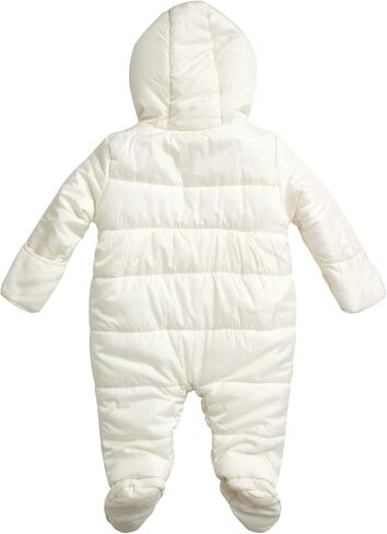 Baby Girls' Pram Jumpsuit - Quilted Polar Fleece Lined Snowsuit Coveralls (0-9M) in Saudi Arabia