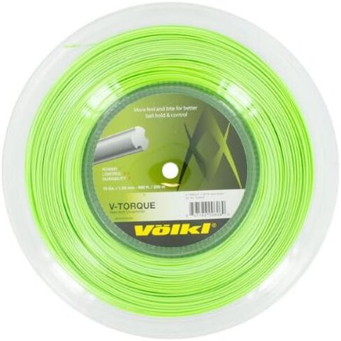 VOLKL V-Torque | Tennis Racquet String | Spin & Feel | Co-Polymer String (Neon Green, One Size, Set) in Saudi Arabia
