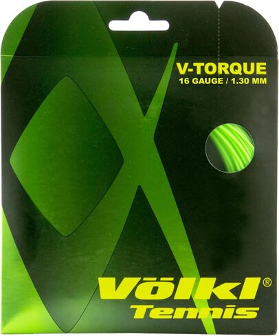 VOLKL V-Torque | Tennis Racquet String | Spin & Feel | Co-Polymer String (Neon Green, One Size, Set) in Saudi Arabia