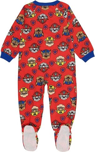Nickelodeon Boys' Paw Patrol | Baby Shark Footed One Piece Fleece Pajamas in Saudi Arabia