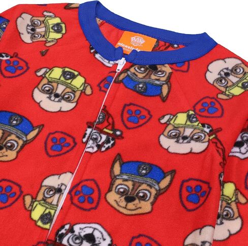 Nickelodeon Boys' Paw Patrol | Baby Shark Footed One Piece Fleece Pajamas in Saudi Arabia