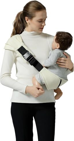 Baby Ring Sling Baby Carrier Newborn to Toddler, Ring Baby Carrier Sling, Toddler Carrier Toddler Sling, Baby Wraps Carriers, Baby Sling Carriers, Cream in Kuwait