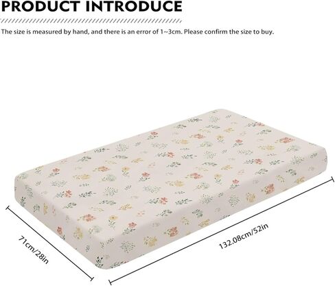 Red Floral Fitted Crib Sheet Nautical Style Baby Crib Sheet Fit Standard Crib and Toddler Mattress,Crib Mattress Sheets for Boys Girls 28"x52" in Saudi Arabia