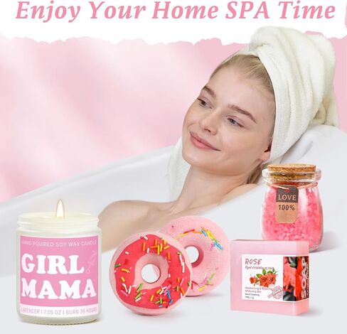 New Mom Gifts & Baby Girl Gift Basket, Baby Shower Gifts for Expecting Mom To Be, Postpartum Gifts For Moms, New Mom Care Package After Birth, First Time Mothers Day Birthday Gifts for Women in Saudi Arabia