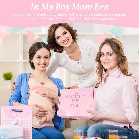 New Mom Gifts & Baby Girl Gift Basket, Baby Shower Gifts for Expecting Mom To Be, Postpartum Gifts For Moms, New Mom Care Package After Birth, First Time Mothers Day Birthday Gifts for Women in Saudi Arabia