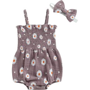 لطيف طفلة الزي بلا أكمام رومبير تنفس bodysuit ملابس مريحة ملابس طفلة الملابس الصيفية