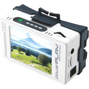 SPEEDY BEE ImmersionRC PowerPlay Vintage Camera Monitor with DVR LCD Screen 60fps Recording for Tapeless Camcorders Digital Video Converter for VHS, VHS-C, 8mm, MiniDV, Digital8, etc