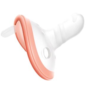 Baby Pacifiers 0-6 Months One-Piece Pacifiers 0-3 Months BPA-Free Lightweight Soft Silicone Newborn Pacifier for Breastfed Babies