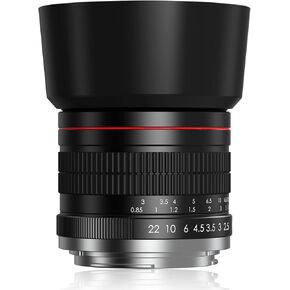85mm f1.8 Portrait Lens - F Lens for Nikon, Medium Telephoto Lenses Manual Camera Lenses for Nikon D3500 D850 D7500 D5600 D3400 D500 D7200 D5500 D750 D810 D3300 D5300 D610 D7100 D5200 D600 D3200 etc