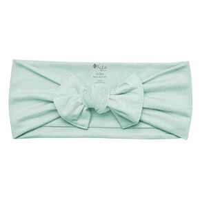 KYTE BABY Rayon Made From Bamboo Bow, (6-12 Months, Fog)