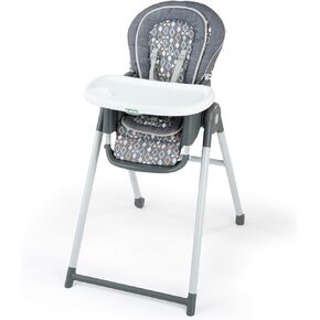 Ingenuity Proper Positioner Create Up Baby High Chair, 9 Modes of Use, Toddler Tower, Table and Chair, Foldable, Adjustable Footrest, 90 Degree Posture Aids Digestion, Ages 0-5 Years - Soulful Skies in Kuwait