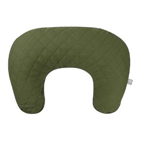 Boppy Nursing Pillow with Luxe Fabric Cover, Moss Quilted, More Supportive Pillow for Breastfeeding & Bottle Feeding, Firmer, Higher, Larger Area Than Original Nursing Pillow w/Premium Fabric Cover