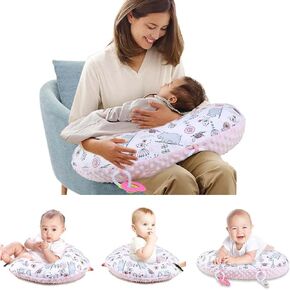 KAKIBLIN Breastfeeding Pillow, Multifunctional Baby Nursing Pillows for Breastfeeding，Baby Feeding Support Pillow for Baby Newborn Boys and Girls