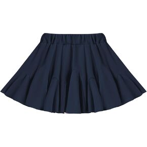 Toddler Baby Girls Skirts Skorts Elastic Little Girls Pleated Skirts Casual Flowy Ruffles Flared for Toddler