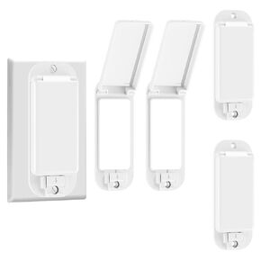 (Clear,2 Pack) Light Switch Cover Guard,Light Switch Plate,ChildProof Wall Switch Guard Keeps Lights or Switches from Being Accidentally Turned ON or Off, Rocker Style