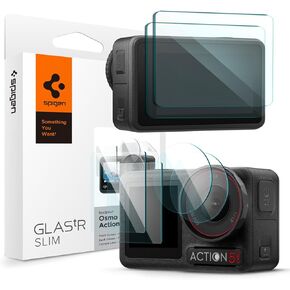 Spigen Tempered Glass Screen Protector [GlasTR Slim] designed for DJI Osmo Action 5 Pro - Multi pack