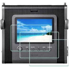 Screen Protector for Fujifilm Instax Wide EVO Fuji Instant Film Camera [3Pack], Tempered Glass 9H Hardness Anti-Scrach Anti-Bubble